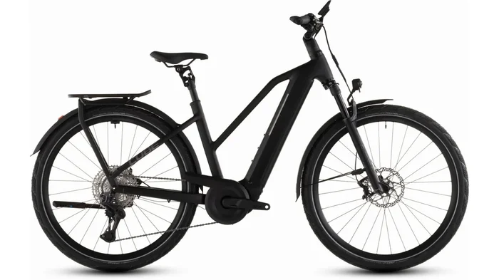 Cube Kathmandu Hybrid SLX 800 Wh E-Bike Trapeze 28″ silverdust´n´chrome