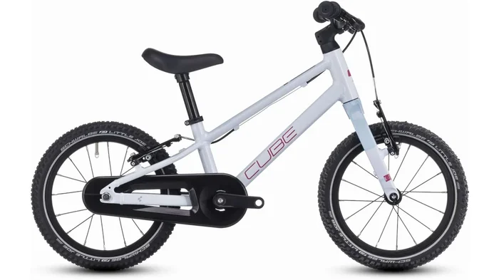 Cube Numove 140 Kinderrad Diamant 14″ flashwhite´n´pink