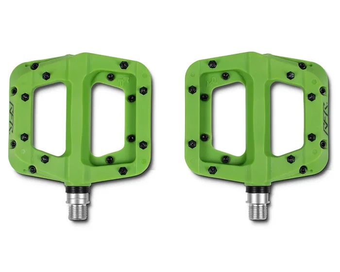 Cube RFR Pedale Flat HPP Race (Paar) | green