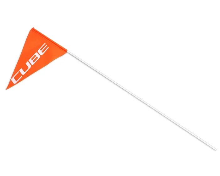 Cube Sicherheitswimpel Kinder Fahrradanhänger Double CMPT | orange