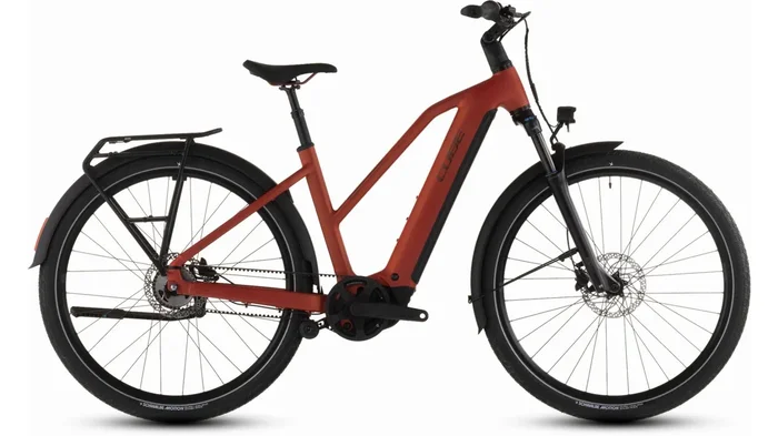 Cube Touring Hybrid Comfort SLX 800 Wh E-Bike Trapeze 28″ chilli´n´chrome