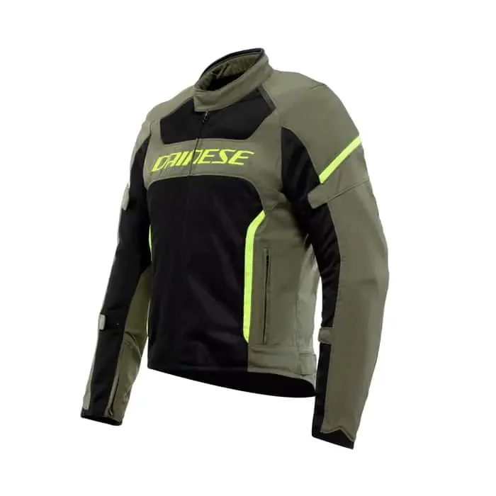 Dainese Air Frame 3 Motorradjacke oliv-schwarz-fluo 58