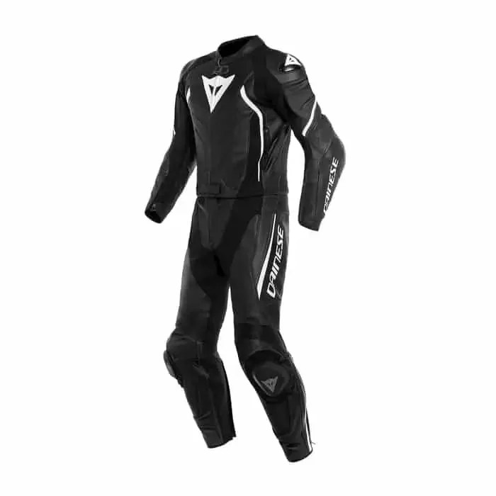 Dainese Avro 4 Lederkombi schwarz-weiß 104 lang