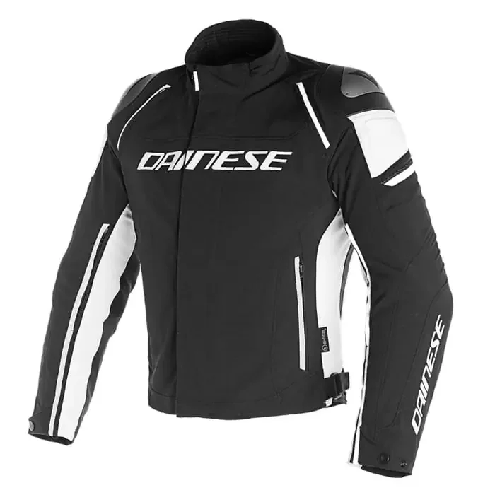 Dainese Racing 3 D-Dry Textiljacke schwarz-weiss 52