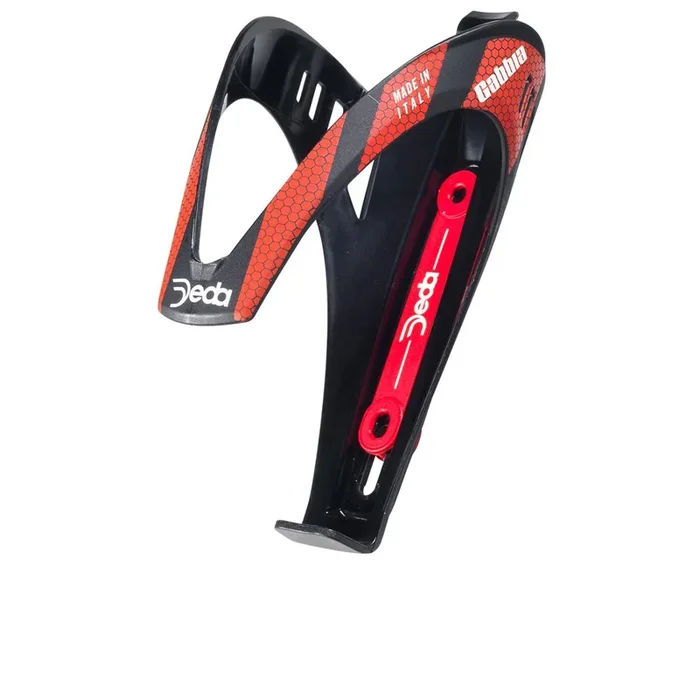Deda Flaschenhalter Gabbia schwarz rot