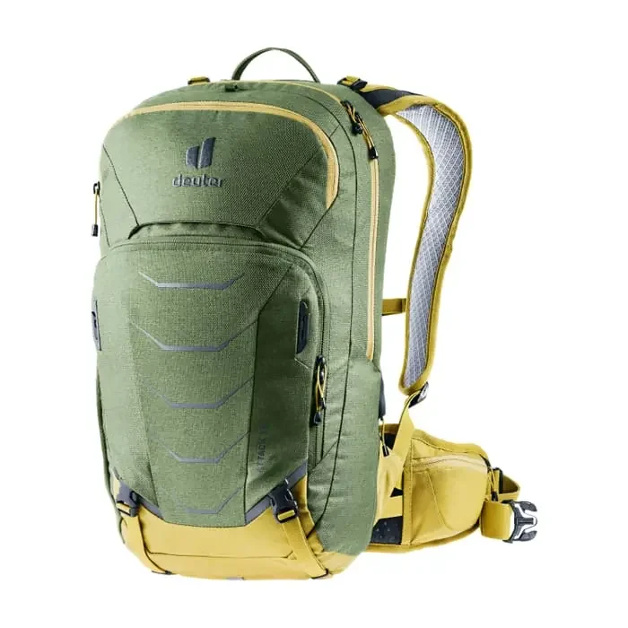 Deuter Attack Enduro 16 Protektor-Rucksack khaki-turmeric