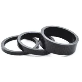 Distanzringe 1-1/8″ (ø28.6) 3-teilig 2/5/10mm Carbon