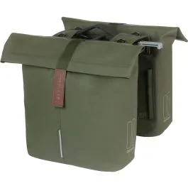 Doppelpacktasche Basil City MIK 28-32 Liter 12 x 30 x 33 cm  Moss Green