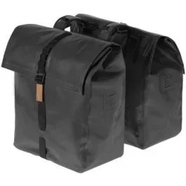 Doppelpacktasche Basil Urban Dry 50 Liter 36 x 17 x 42 cm – Mattschwarz
