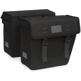 Doppelpacktasche New Looxs Origin Double Hybride 33 Liter 35cm x 15cm x 33cm (2x) – Schwarz