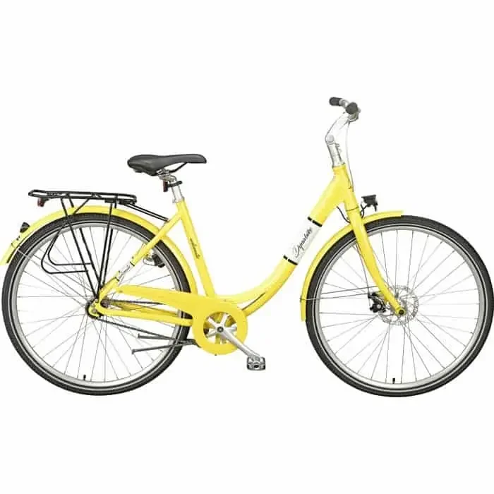 Dynabike Teenie Automatic Jugendfahrrad Tiefeinsteiger 26″ gelb 39 cm