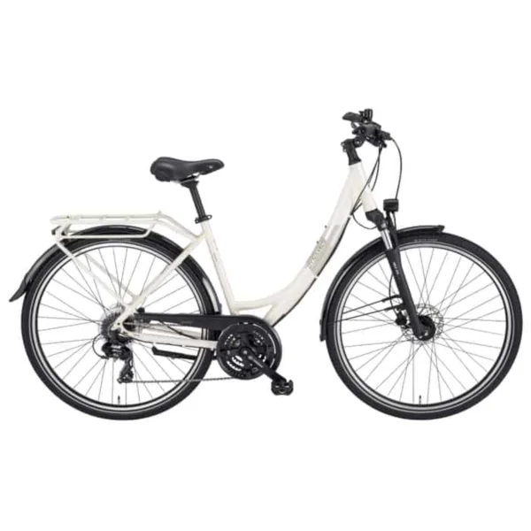 Dynamics Estate Disc Trekkingrad Tiefeinsteiger 28″ weiß 55 cm