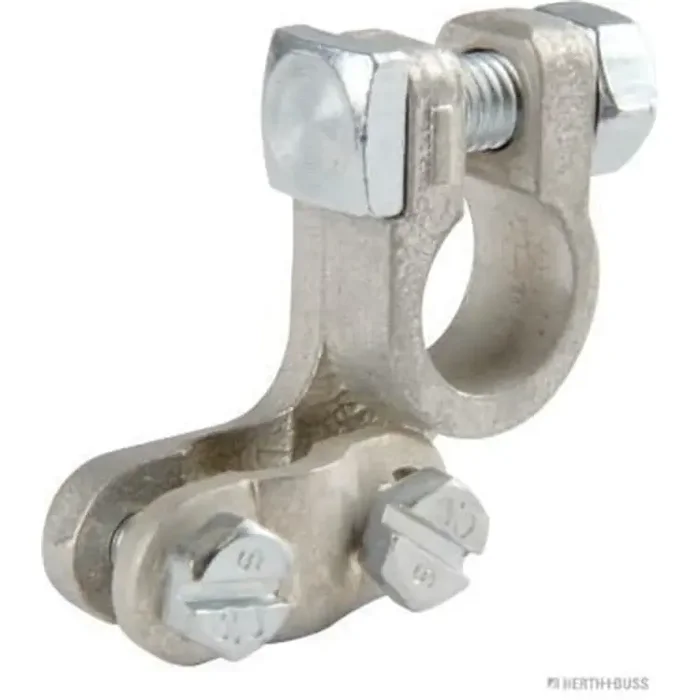 Elparts Batteriepolklemme Schraubklemme Form D Messing Anschluss links