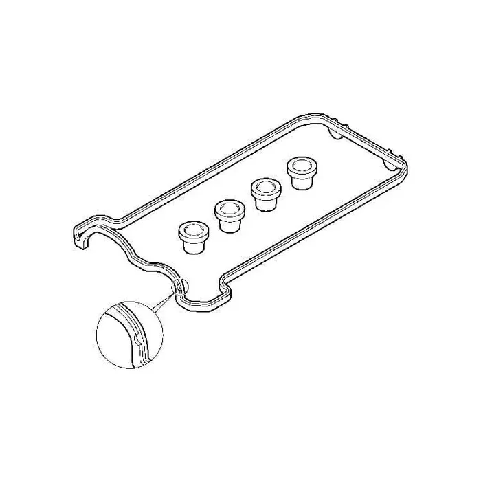 Elring Ventildeckeldichtungssatz rechts Mercedes-Benz E S Klasse SL