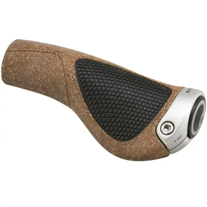 Ergon GP1 Biokork ergomonische Fahrradgriffe L Rapidfire/Trigger