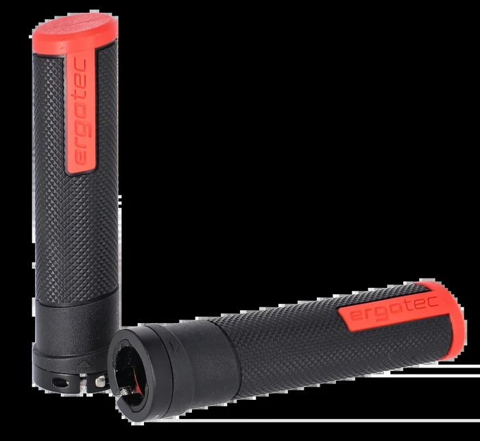 Ergotec MTB Griffe Porto schwarz/rot, 133mm/133mm