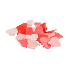 Fahrrad-Speichenperlen PexKids „Herzen 4-farbig sortiert (20 Stück auf Karte)