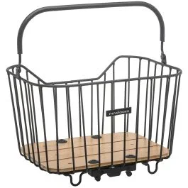 Fahrradkorb New Looxs Palermo 24 Liter 40 x 22 x 27,5 cm – Schwarz