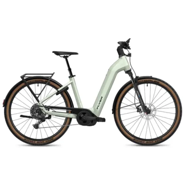 Flyer Gotour 5.12 CX SUV E-Bike Trekkingrad Tiefeinsteiger 29″ grün L = 53 cm