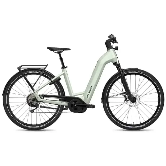 Flyer Gotour 7.10 ABS E-Bike Trekkingrad Tiefeinsteiger 29″ grün XL = 60 cm