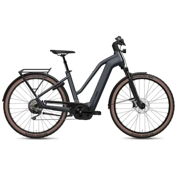 Flyer Gotour 7.12 XC ABS SUV E-Bike Trekkingrad Trapez 29″ grau S = 43 cm