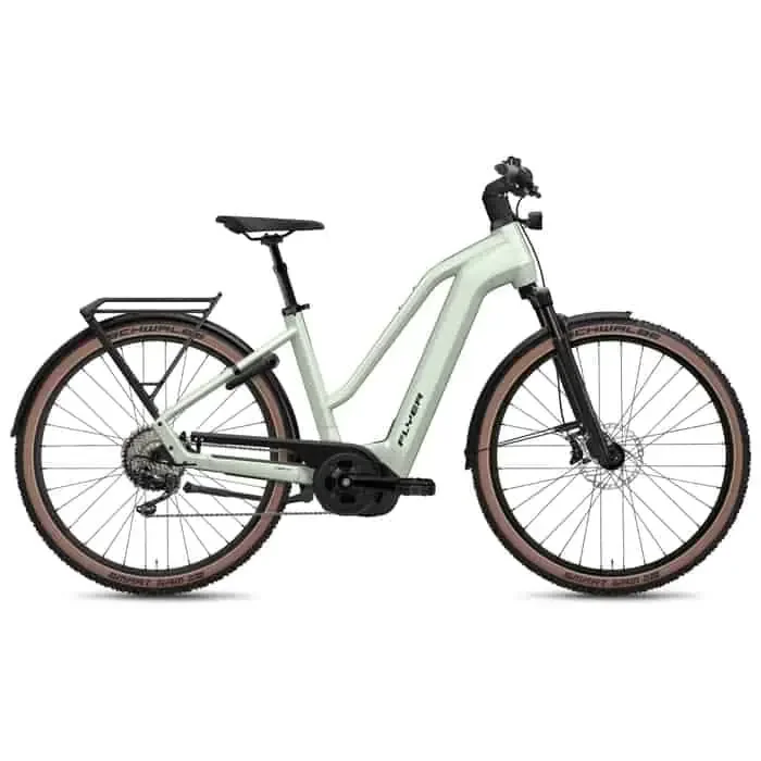 Flyer Gotour 7.12 XC ABS SUV E-Bike Trekkingrad Trapez 29″ grün S = 43 cm