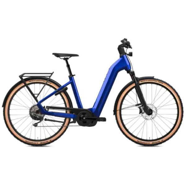 Flyer Gotour 7.12 XC SUV E-Bike Trekkingrad Tiefeinsteiger 29″ blau M = 48 cm
