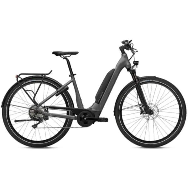 Flyer Upstreet 5 3.12 E-Bike Trekkingrad Tiefeinsteiger 28″ schwarz S = 43 cm