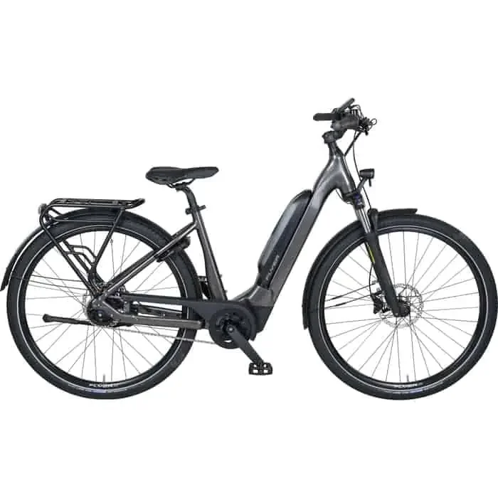 Flyer Upstreet 5 5.40 E-Bike City Bike Tiefeinsteiger 28″ grau L = 51 cm