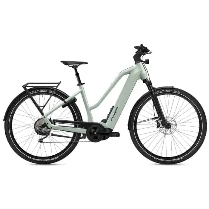 Flyer Upstreet 7.10 E-Bike City Bike Trapez 28″ grün L = 53 cm