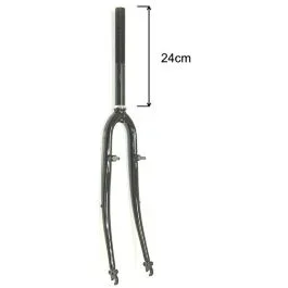 Gabel 28″-1/8″ Hybride Schwarz mit Cantisockel