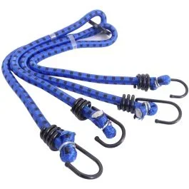 Gepäckspinne Edge 4-armig 10 x 65 – Schwarz/Blau