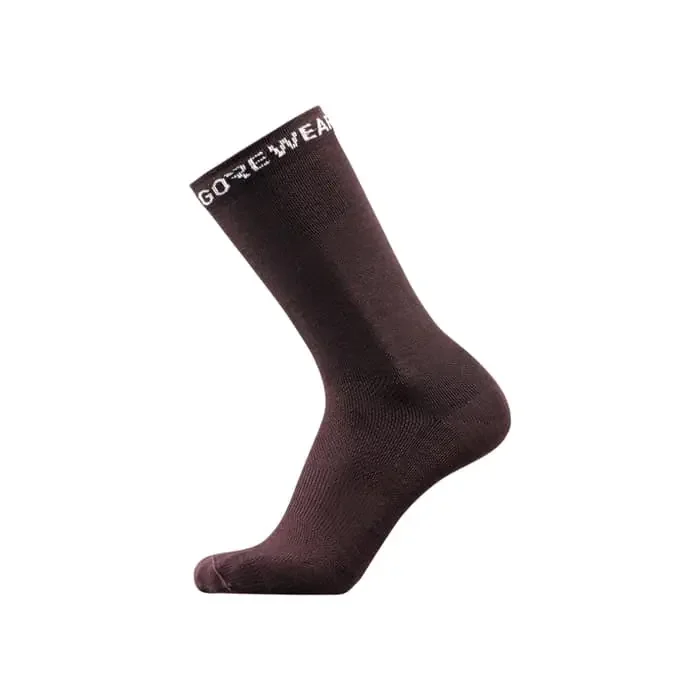 Gore Essential Merino Fahrrad Socken utility brown S (35-37)