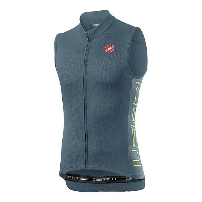 Hand-picked sweater Castelli Entrance V Sleeveless – Blue/Gray