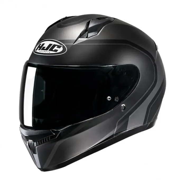 HJC C10 Elie Kinder-Motorradhelm schwarz-grau XXXS