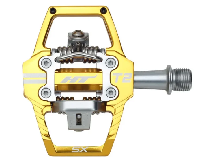HT Components BMX Race Klick-Pedale HT-T2-SX | gold