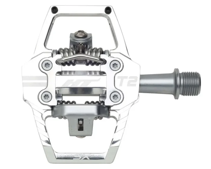 HT Components BMX Race Klick-Pedale HT-T2-SX | silber
