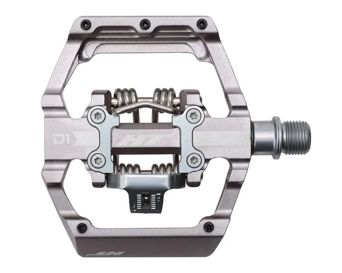 HT Components Pedale D1 (Duo) | grau