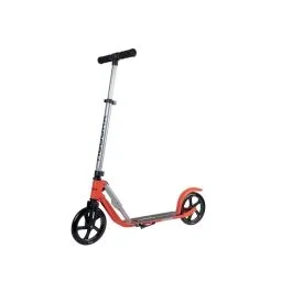 Hudora Big Wheel Pure 205 City Scooter (silber / rot | 8″ | Alu)