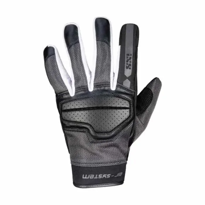 IXS Evo-Air Motorrad-Handschuhe schwarz-weiß M