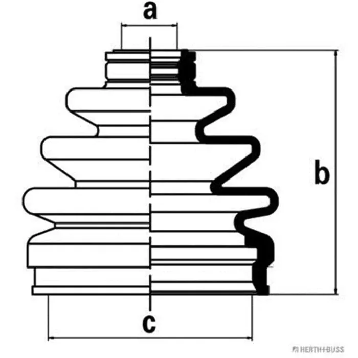 Jakoparts Achsmanschettensatz vorne außen Kia Carniva I II l Almerra II