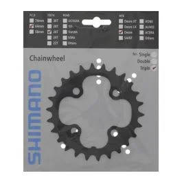 Kettenblatt 26z Shimano Deore FC-M590 – Schwarz
