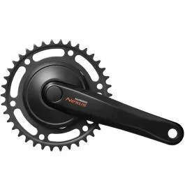 Kettenradgarnitur 38Z Shimano Nexus C6000 mit 170mm Kurbelarm – Schwarz