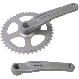 Kettenradgarnitur 42Z Miranda Alfa 1 für 3/32″ Kette – Aluminium – Silber