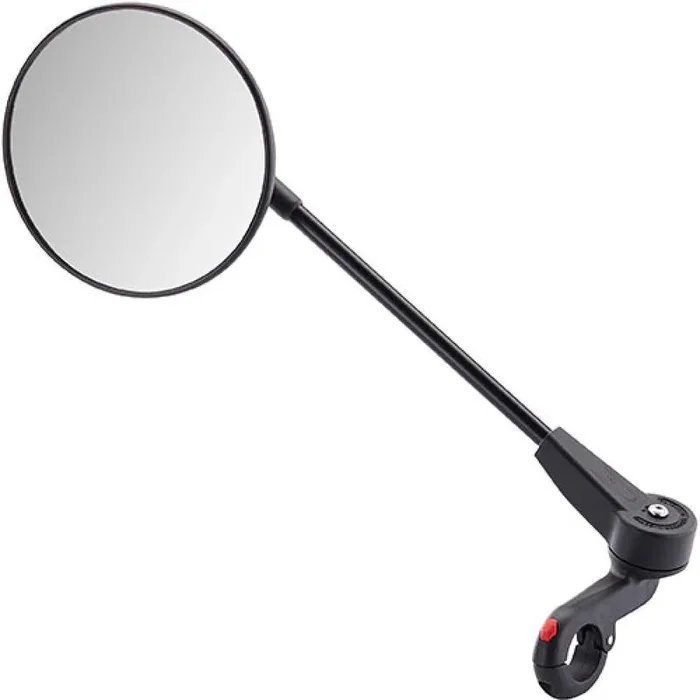 Krampe Spiegel KF1 Typ A Ø=103mm mttl. Außenklemmung links/rechts E-25 klappbar schwarz