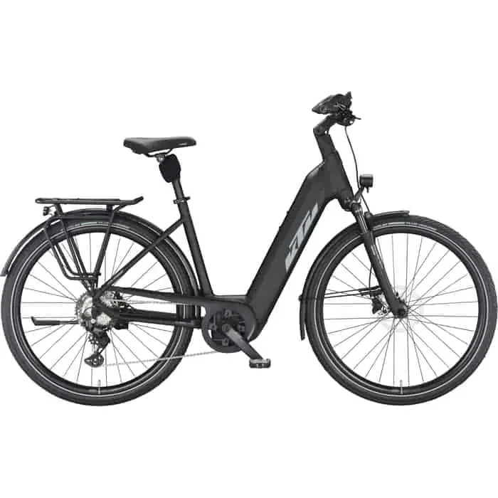 KTM Cento 10 Plus E-Bike Trekkingrad Tiefeinsteiger 28″ schwarz 46 cm