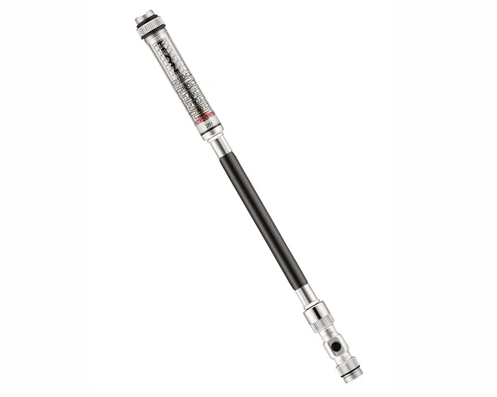 Lezyne ABS Pen Stabmanometer für Länge Medium und Large | silber-glänzend