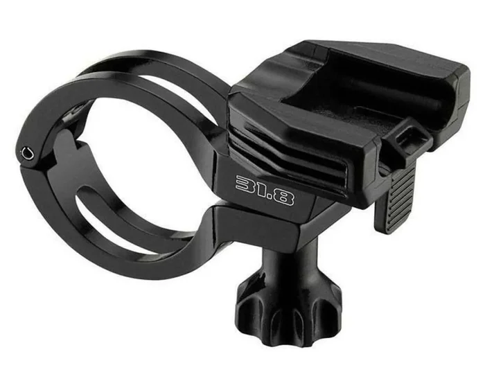 Lezyne Ersatz-Halterung aus Aluminium 31,8mm | black