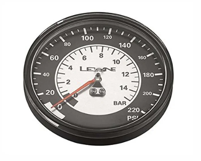 Lezyne Manometer 3,5 Zoll 220PSI für alle Floor Pumpen