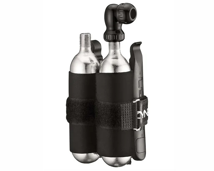 Lezyne Twin Kit und Lever Kit Combo für Schrader und Presta Ventile | schwarz